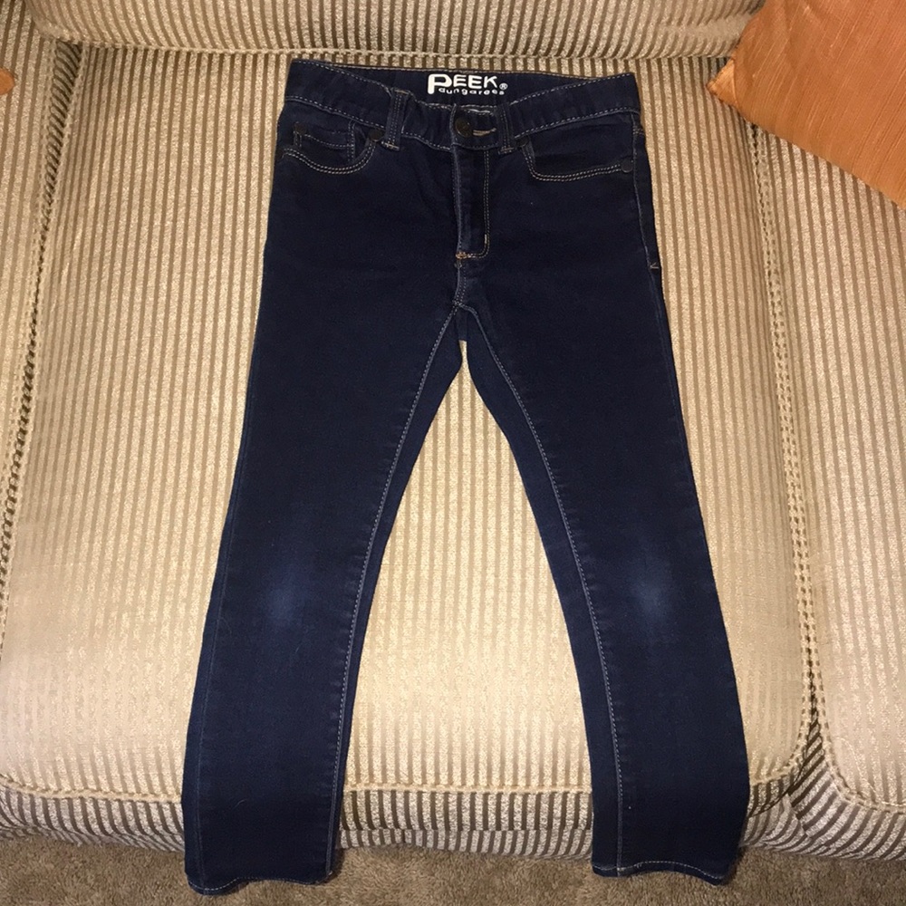 Girls Size 7 Peek Taylor Skinny Jeans color: Rinse